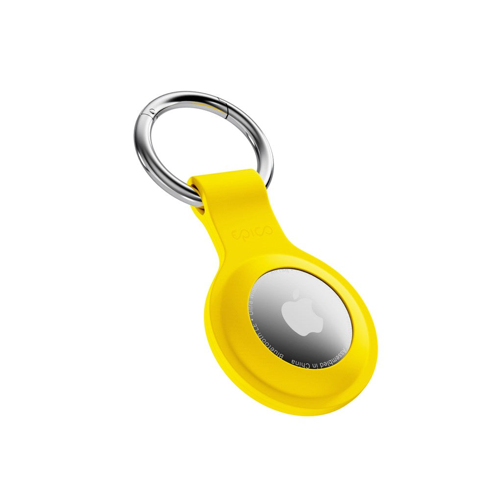Epico Silikone Cover til Apple AirTag 1. & 2. Gen. - Gul