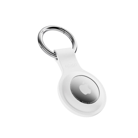 Epico Silikone Cover til Apple AirTag 1. & 2. Gen. - Hvid