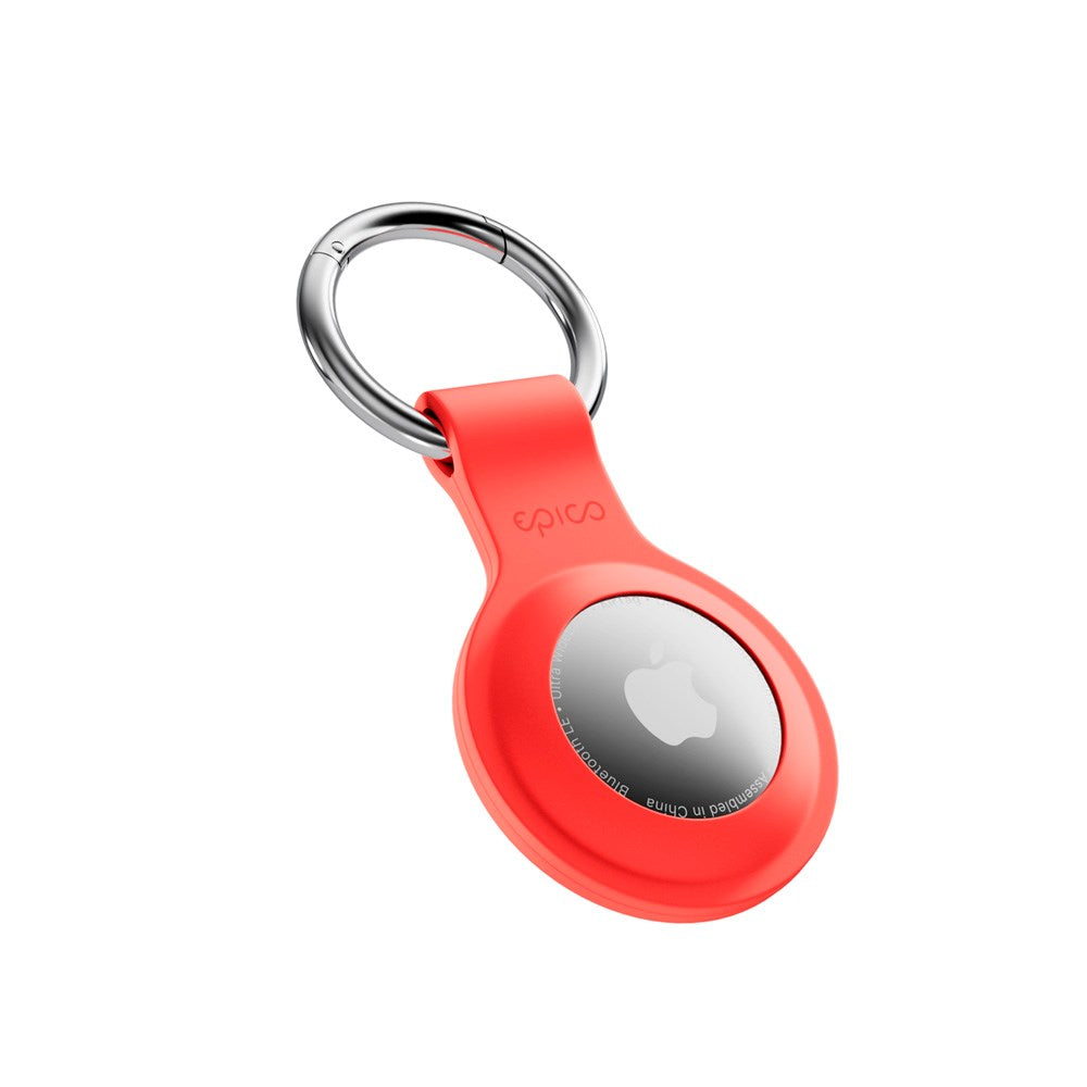 Epico Silikone Cover til Apple AirTag 1. & 2. Gen. - Rød