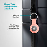Epico Silikone Cover til Apple AirTag 1. & 2. Gen. - Lyserød