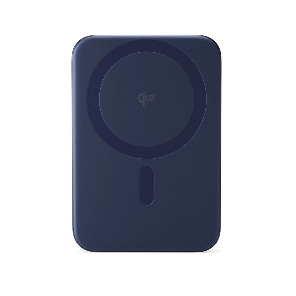 Epico 15W UltraPack EM51 5000 mAh Slim Alu Mag+ Power Bank - m. USB-C - Qi2 / MagSafe Kompatibel - Blue
