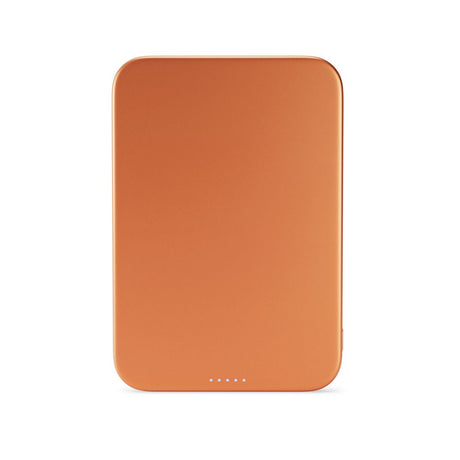 Epico 15W UltraPack EM51 5000 mAh Slim Alu Mag+ Power Bank - m. USB-C - Qi2 / MagSafe Kompatibel - Orange