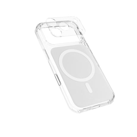 Epico iPhone 17 Pro Tile Mag+ Bagside Cover - MagSafe Kompatibel - Gennemsigtig / Hvid