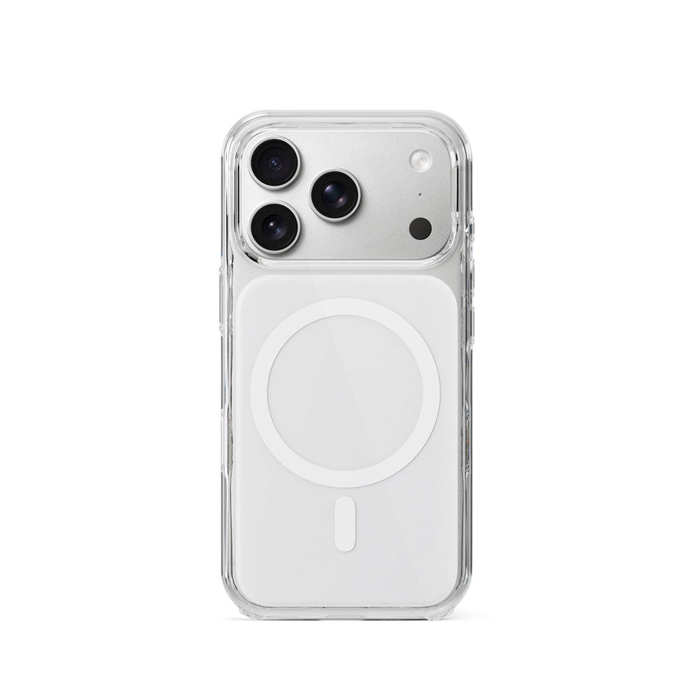 Epico iPhone 17 Pro Max Tile Mag+ Bagside Cover - MagSafe Kompatibel - Gennemsigtig / Hvid