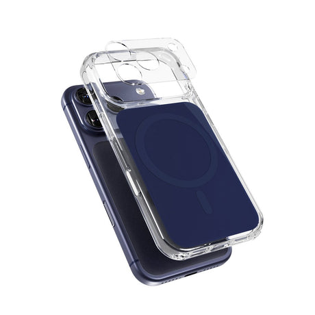 Epico iPhone 17 Pro Max Tile Mag+ Bagside Cover - MagSafe Kompatibel - Gennemsigtig / Blå