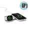Epico UltraBase Trådløs Oplader - Foldbar - 25W - Smartphone / Apple Watch - MagSafe / Qi2 Kompatibel - Sølv