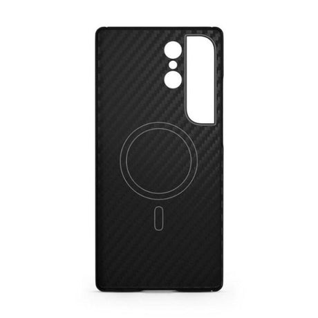 Samsung Galaxy S26 Spello Mag+ Carbon Cover - MagSafe Kompatibel - Sort