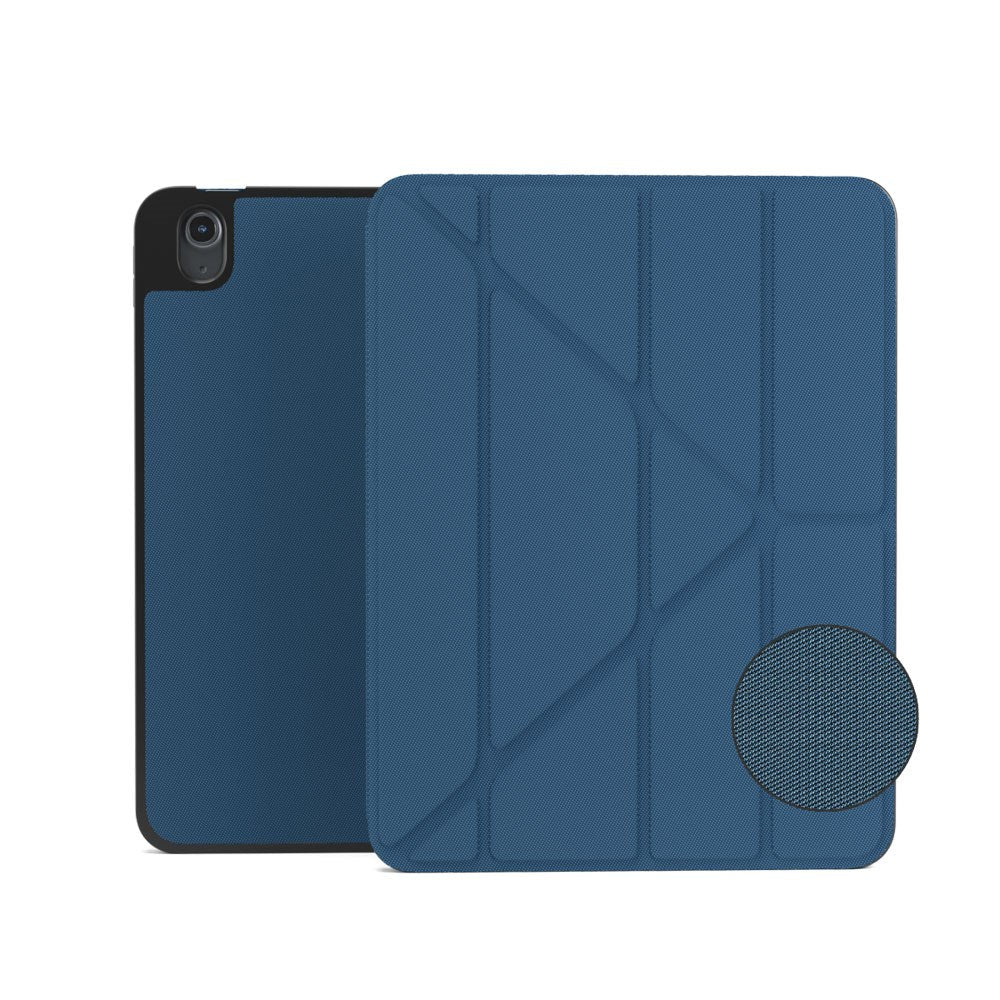 iPad 11" (2025) / 10.9" (2024 / 2022) Epico SolidWoven Flip Cover m. Ståfunktion - Blå