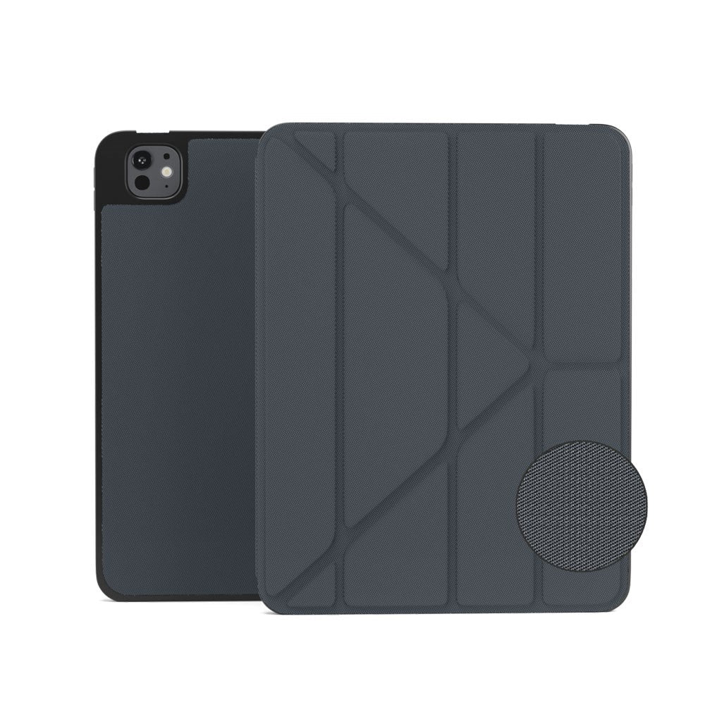 iPad Air 11-10.9" (2026-2020) / Pro 11" (2022-2018) Epico SolidWoven Flip Cover m. Ståfunktion - Sort