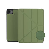 iPad Air 11-10.9" (2026-2020) / Pro 11" (2022-2018) Epico SolidWoven Flip Cover m. Ståfunktion - Grøn