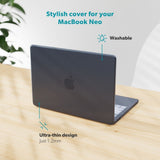 MacBook Neo 13 A18 Pro (2026) Epico Slim Shell Cover - Mat Indigo