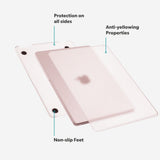 MacBook Neo 13 A18 Pro (2026) Epico Slim Shell Cover - Mat Blush