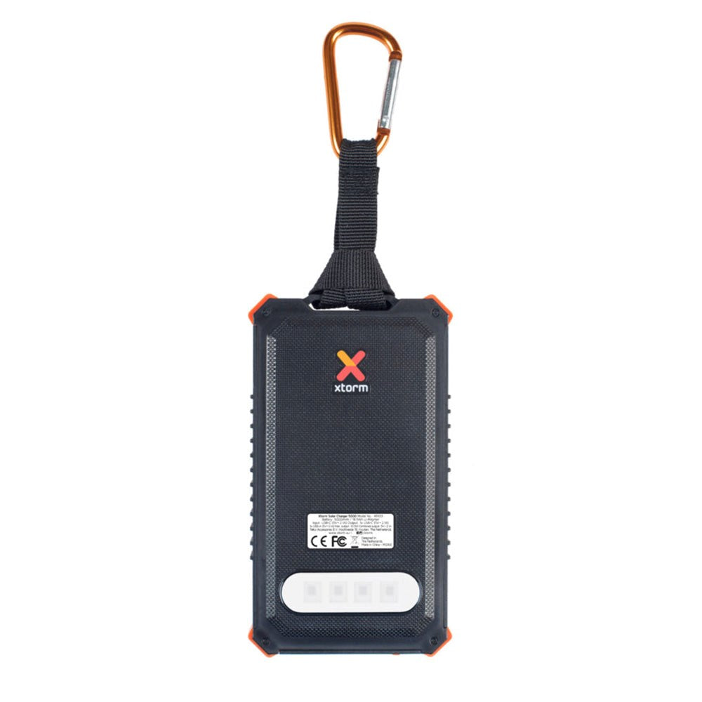 Xtorm Solar Powerbank 10 000 mAh USB-C 1,2W/20W - Svart