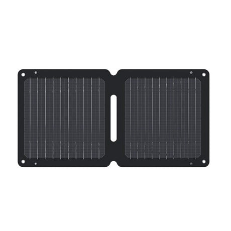 Xtorm SolarBooster Solcellelader 14W w. USB-A &amp; USB-C - Svart