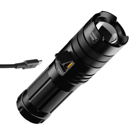 Xtorm 20W Flashlight PowerBank - 1x USB-A & 1x USB-C - 10.500 mAh - Sort