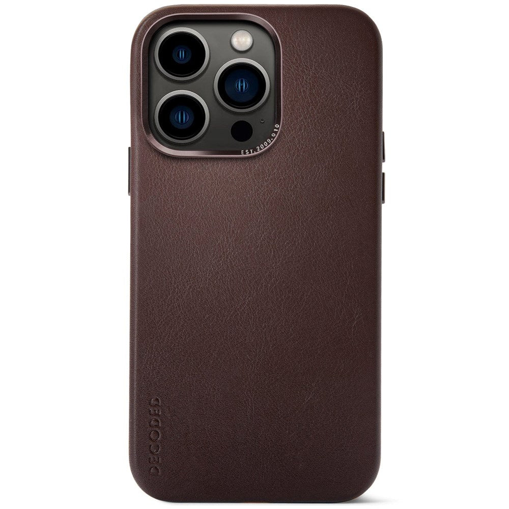 Decoded iPhone 13 Pro Læder Bagside Cover - MagSafe Kompatibel - Brown