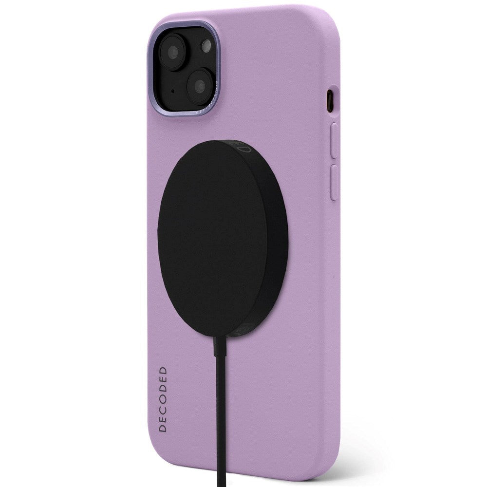 Decoded iPhone 14 AntiMicrobial Silikone Bagside Cover - MagSafe Kompatibel - Lavender