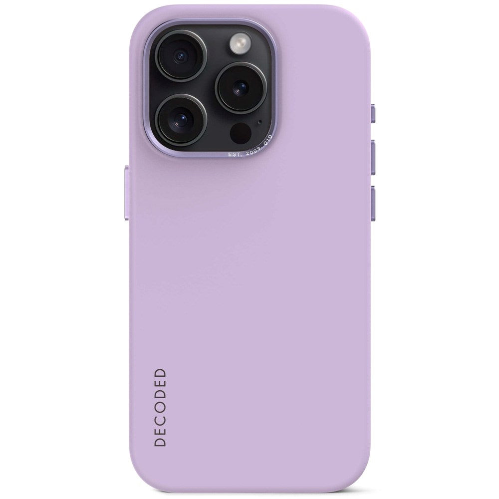 Dekodet iPhone 15 Pro Max AntiMicrobial Silikon Bakdeksel - MagSafe-kompatibel - Lavendel