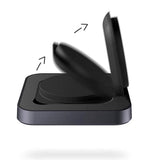 Zens 15W magnetisk nattbord Qi-lader - MagSafe-kompatibel - Svart