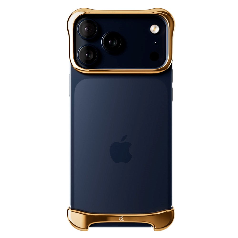 Arc Pulse Aluminum Bumper Cover - iPhone 17 Pro Max - Gold