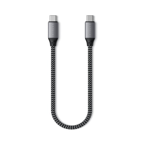 Satechi USB-C til USB-C-kabel 100W - 25cm - Space Grey