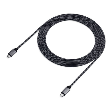 Satechi USB-C til USB-C-kabel 100W - 2m - Space Grey