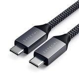 Satechi USB-C til USB-C-kabel 100W - 2m - Space Grey