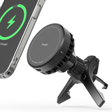 Ringke - QI2 Magnetisk Trådløs Mobiloplader til Bil - MagSafe Kompatibel - Sort