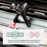 Ringke - QI2 Magnetisk Trådløs Mobiloplader til Bil - MagSafe Kompatibel - Sort