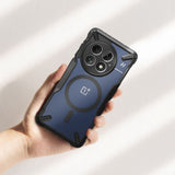 OnePlus 13 Ringke Fusion X Bakdeksel - MagSafe-kompatibelt - Svart / Gjennomsiktig