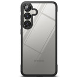 Ringke Fusion Bold Samsung Galaxy S25 Hybrid Cover - Gennemsigtig / Sort