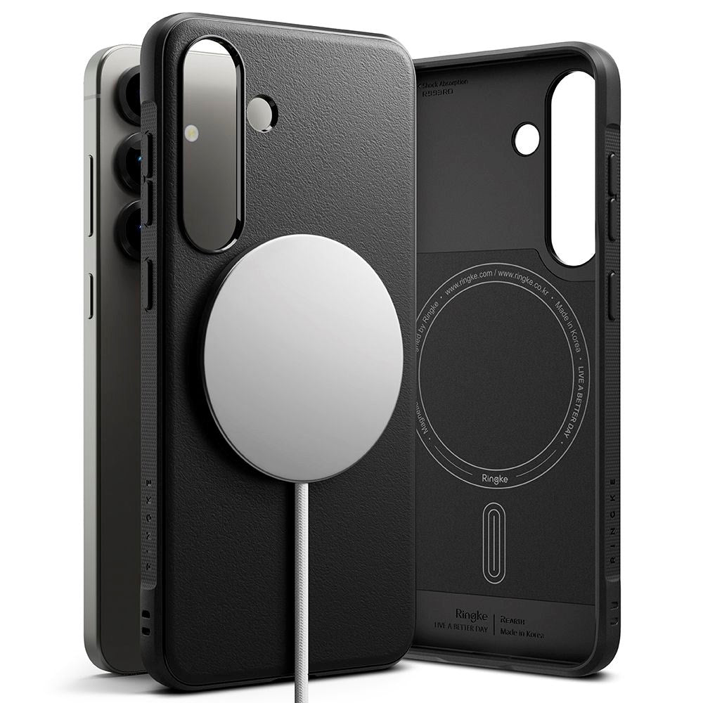 Ringke Onyx plastdeksel - Samsung Galaxy S25 - MagSafe-kompatibel - Svart