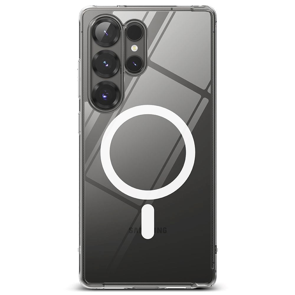 Ringke Samsung Galaxy S25 Ultra Fusion Magnetic Hybrid Deksel - MagSafe-kompatibel - Gjennomsiktig