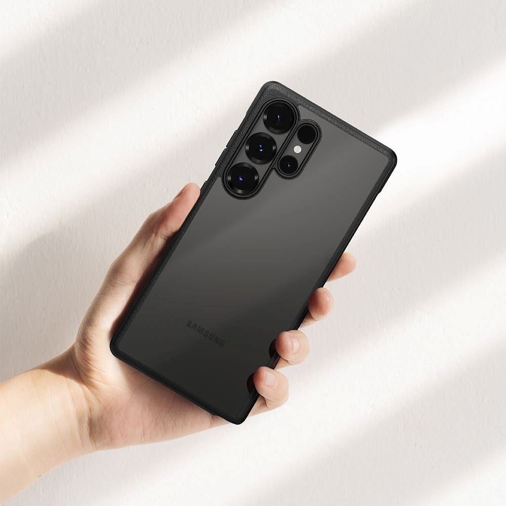 Ringke Fusion Bold Samsung Galaxy S25 Ultra Hybrid Deksel - Gjennomsiktig / Svart