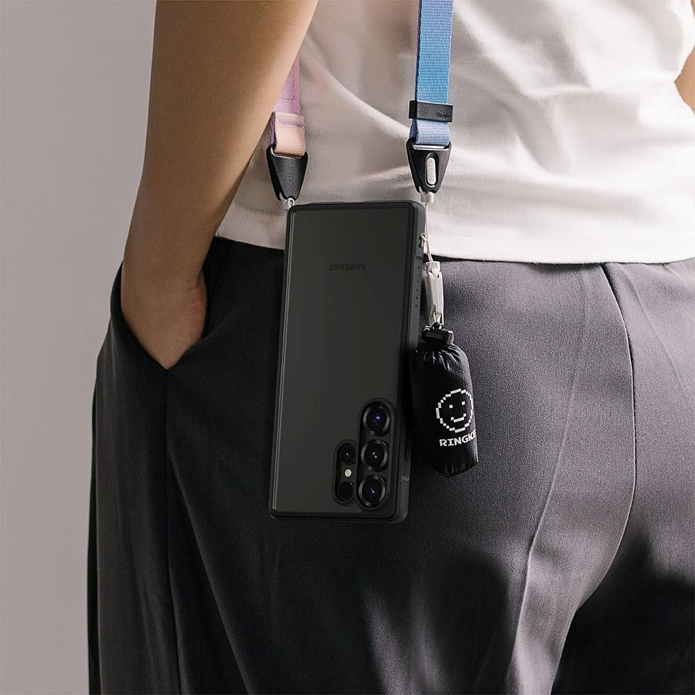 Ringke Fusion Bold Samsung Galaxy S25 Ultra Hybrid Deksel - Gjennomsiktig / Svart