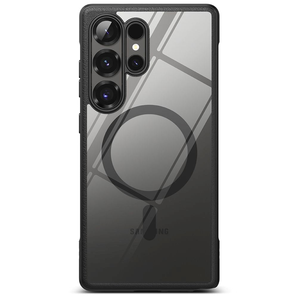 Ringke Fusion Bold Samsung Galaxy S25 Ultra Hybrid-deksel - MagSafe-kompatibel - Gjennomsiktig / Svart