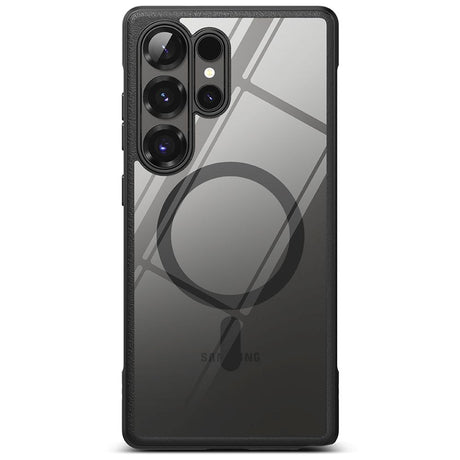 Ringke Fusion Bold Samsung Galaxy S25 Ultra Hybrid-deksel - MagSafe-kompatibel - Gjennomsiktig / Svart