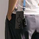 Ringke Fusion Bold Samsung Galaxy S25 Ultra Hybrid-deksel - MagSafe-kompatibel - Gjennomsiktig / Svart