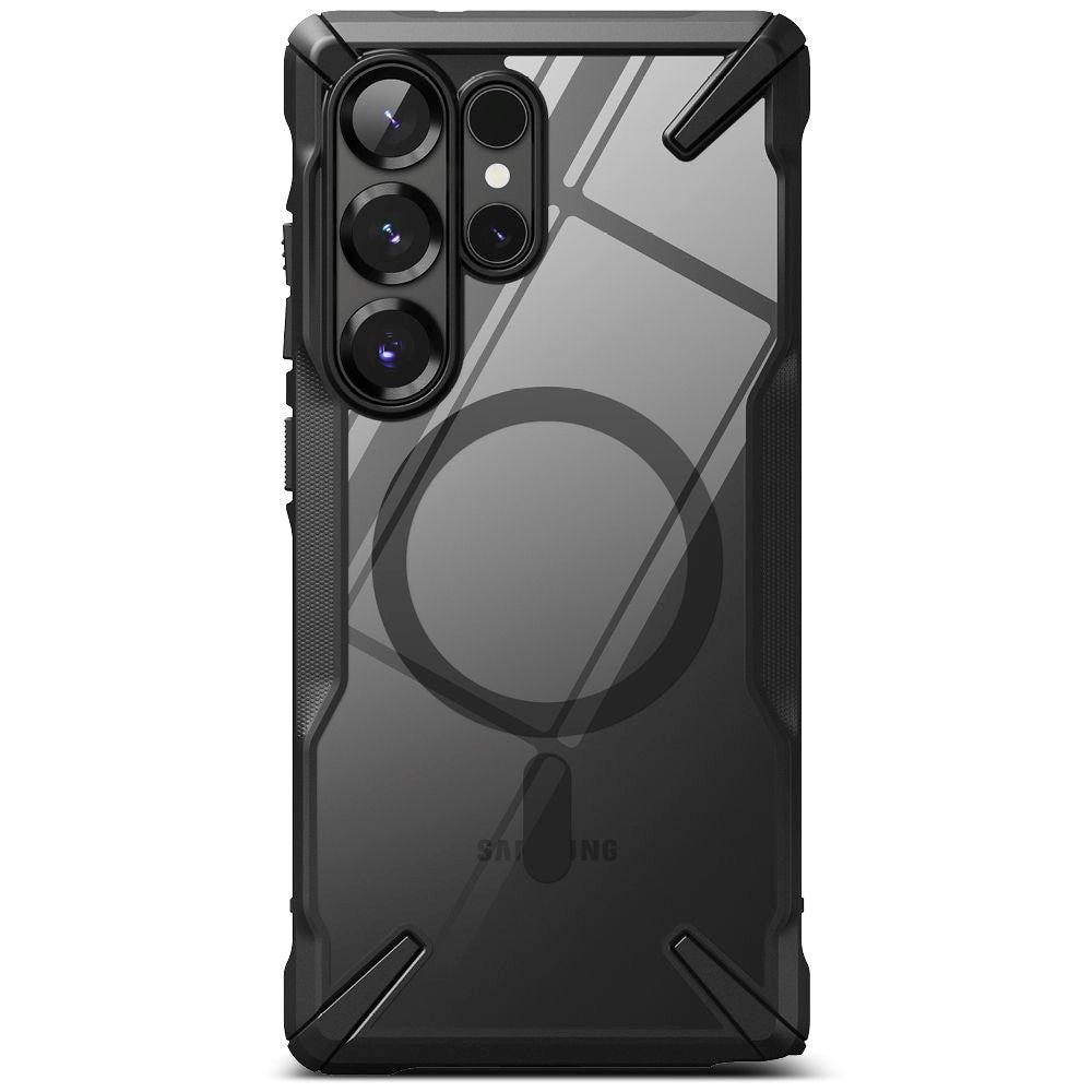 Samsung Galaxy S25 Ultra Ringke Fusion X Bakdeksel - MagSafe-kompatibelt - Gjennomsiktig / Svart