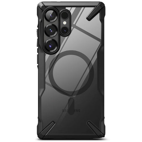 Samsung Galaxy S25 Ultra Ringke Fusion X Bakdeksel - MagSafe-kompatibelt - Gjennomsiktig / Svart