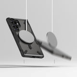 Samsung Galaxy S25 Ultra Ringke Fusion X Bakdeksel - MagSafe-kompatibelt - Gjennomsiktig / Svart