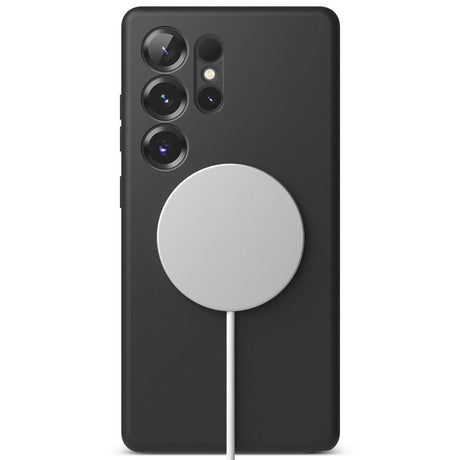 Ringke Samsung Galaxy S25 Ultra Magnetic Silikonetui med MagSafe - Svart 