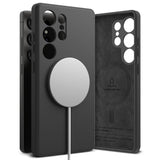 Ringke Samsung Galaxy S25 Ultra Magnetic Silikonetui med MagSafe - Svart 
