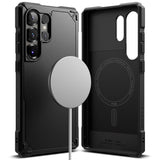 Ringke Rugged Gear Plastdeksel - Samsung Galaxy S25 Ultra - MagSafe-kompatibel - Svart