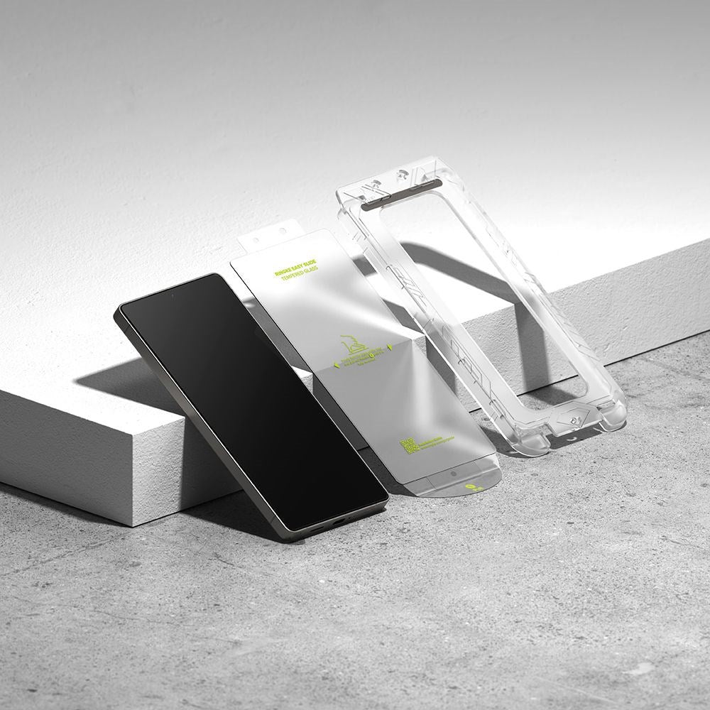 Ringke Samsung Galaxy S25 Ultra Easy Slide Skjermbeskytter i herdet glass - Gjennomsiktig