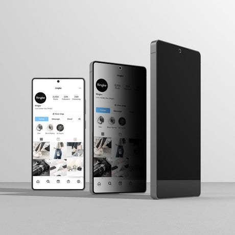 Ringke Samsung Galaxy S25 Ultra Easy Slide Skjermbeskytter i herdet glass – Personvern 