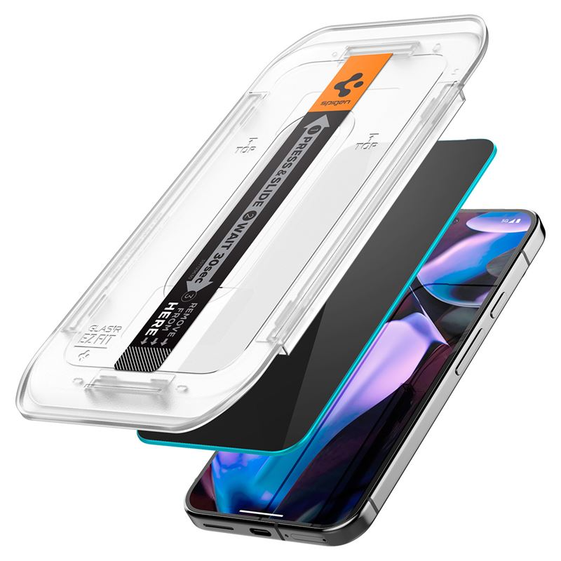 Spigen EZ Fit Privacy Screen Protector for Google Pixel 9 / 9 Pro – 2-Pack