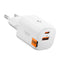 Spigen 35W Vægoplader - 1 x USB-C & 1 x USB-A - Hvid