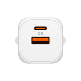 Spigen 35W Vægoplader - 1 x USB-C & 1 x USB-A - Hvid