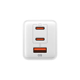 Spigen 47W Vægoplader - 2 x USB-C & 1 x USB-A - Hvid